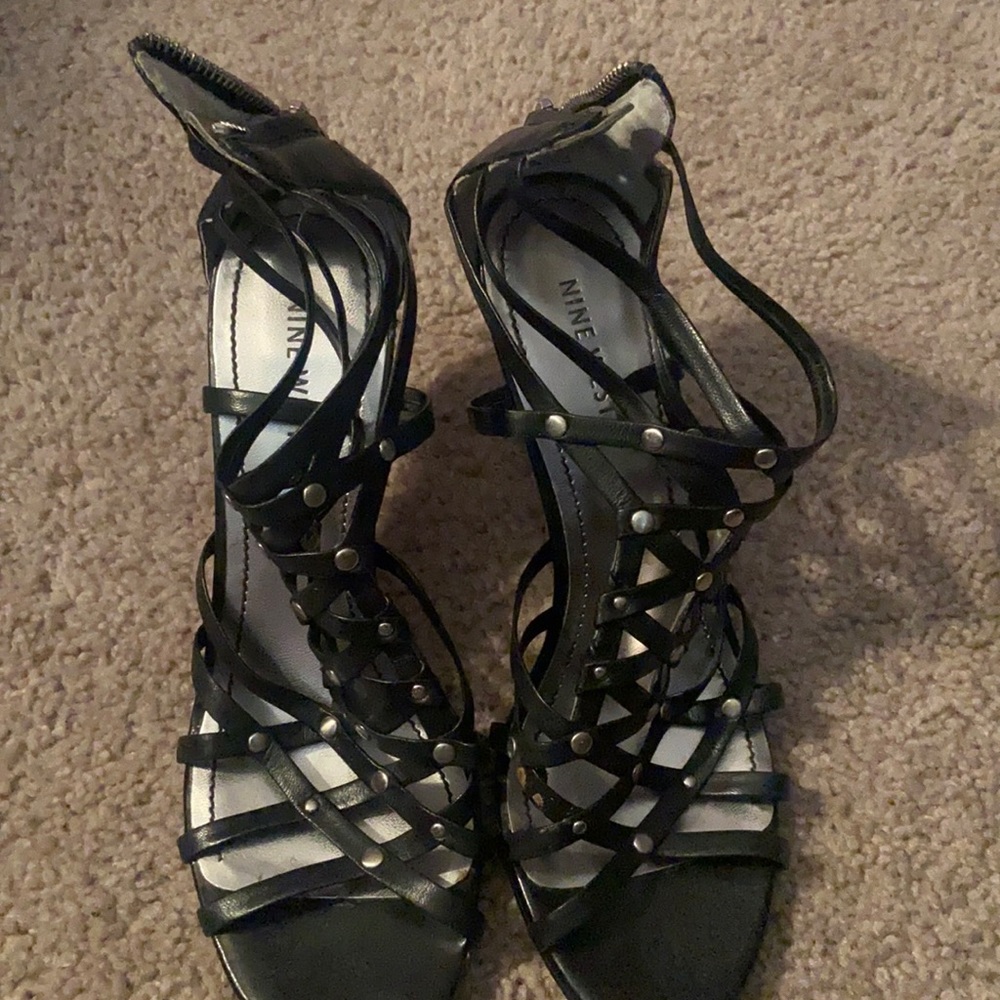 Used Ninewest heels, Slight scuffing on heels as pictured